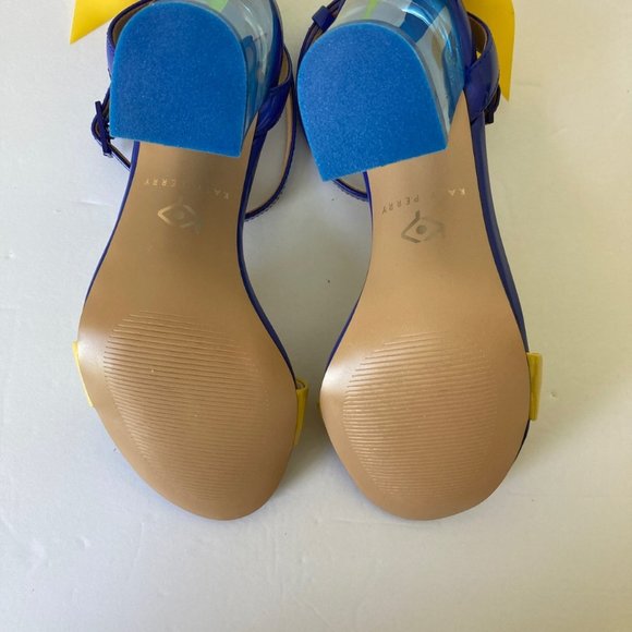 Katy Perry Collections The Pinwheels Heels Size 5.5 Colorful Fun Sandals Shoes - Picture 10 of 12